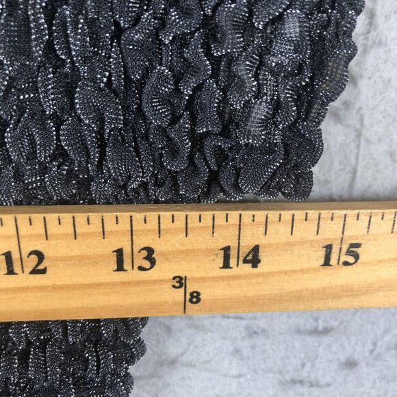 JS Collections Dress Womens 12 Metallic Maxi Evening Formal Gown Retro Shiny - Picture 3 of 16